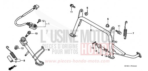 BEQUILLE FES250X de 1999
